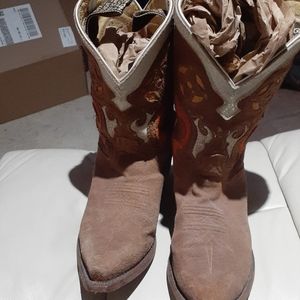 Justin suede boots 7.5EE
